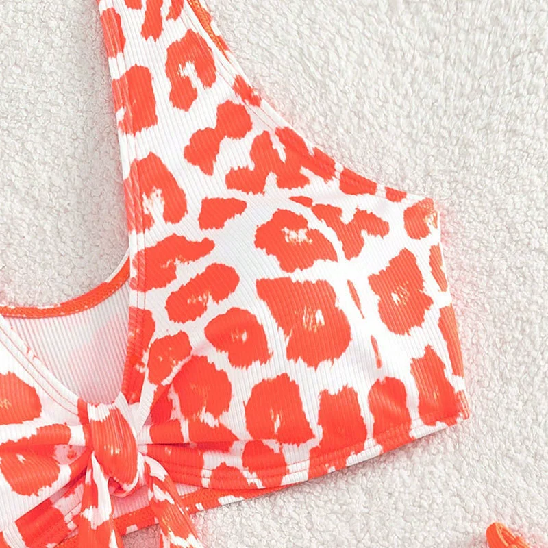 Women's Tie-Front Bikini Set with Side-Tie Bottoms view 4