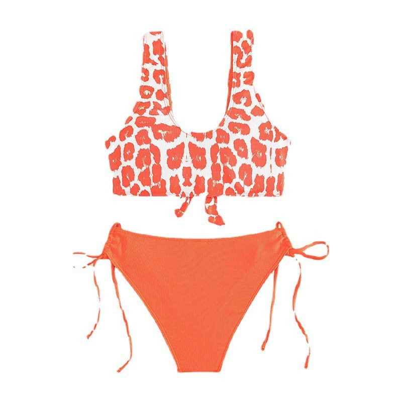Women's Tie-Front Bikini Set with Side-Tie Bottoms view 5