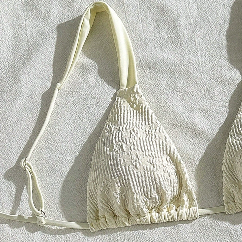 Women's Adjustable Triangle String Bikini Two-Piece Set view 3