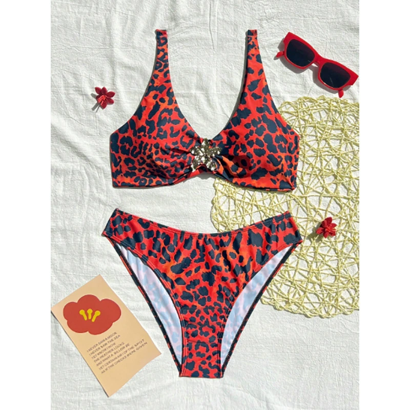 Two-Piece Bikini Set with Star Embellishment view 7