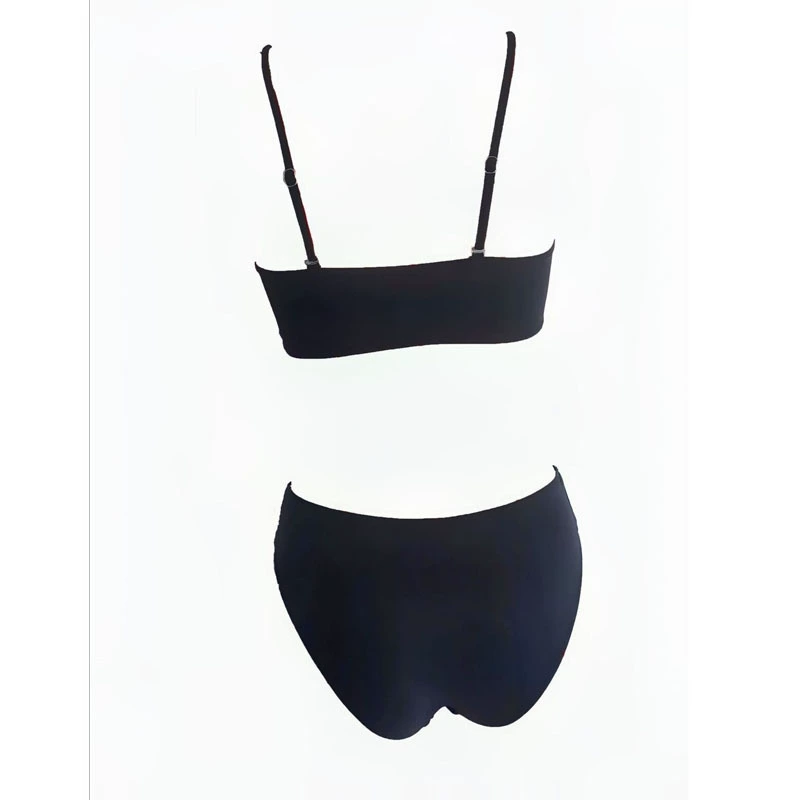 Two-Piece Bikini with Rosette Detail and Adjustable Straps view 5