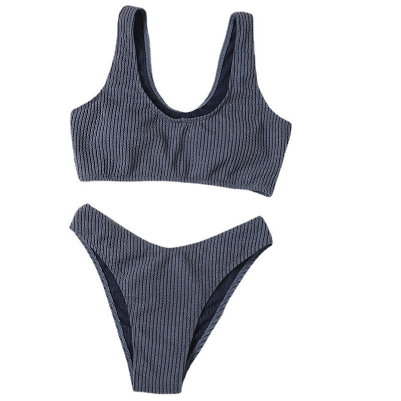 Two-Piece U-Neck High-Waist Bikini Set view 5