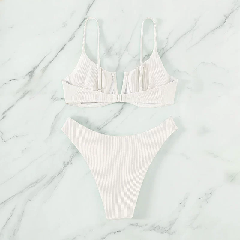 Women's Underwire Bikini Set with Triangle Bottoms view 3
