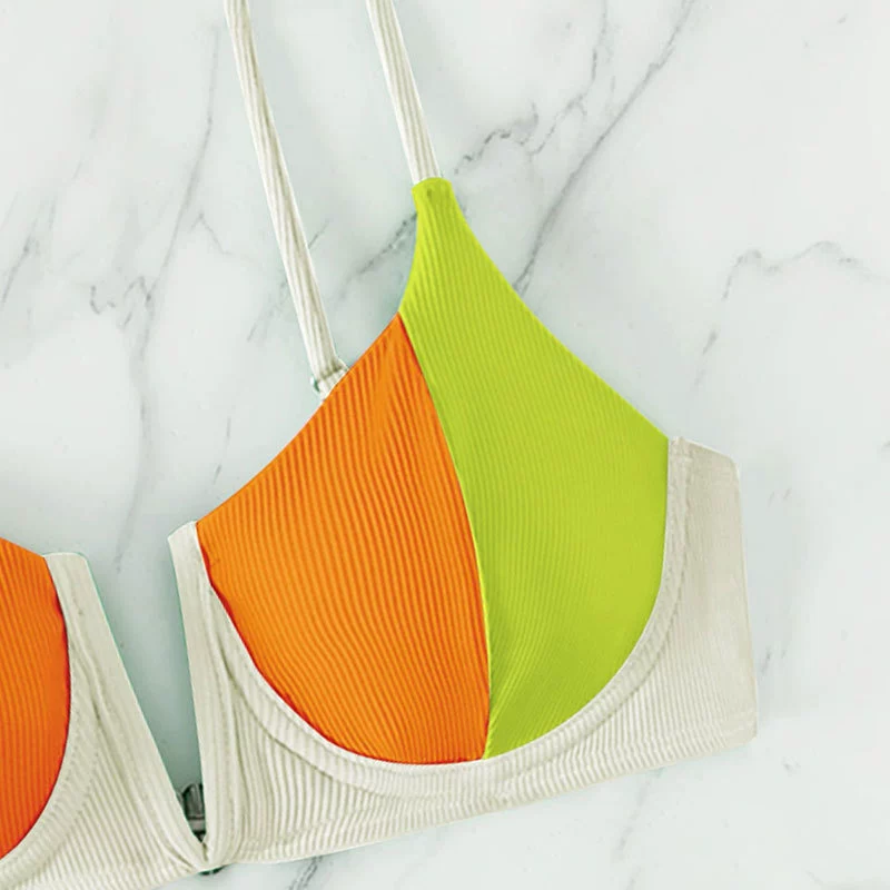 Women's Underwire Bikini Set with Triangle Bottoms view 4