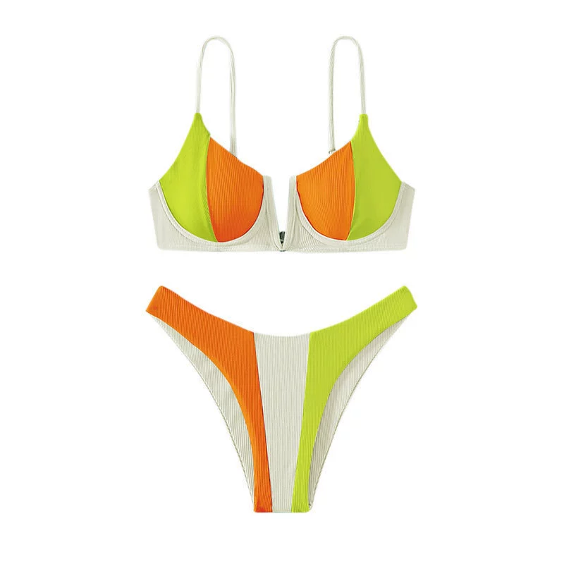 Women's Underwire Bikini Set with Triangle Bottoms view 5