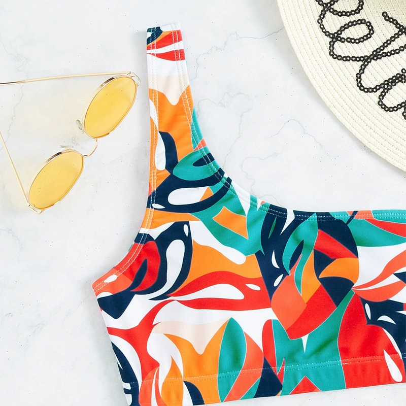 One-Shoulder High-Waist Bikini Set view 4