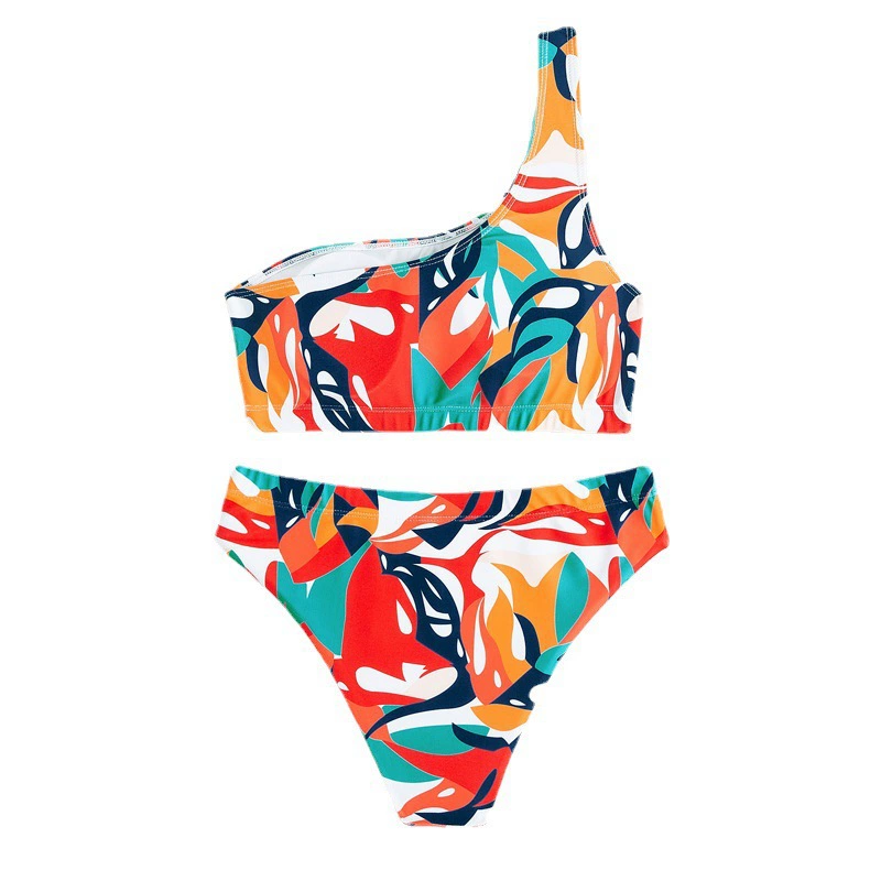 One-Shoulder High-Waist Bikini Set view 5