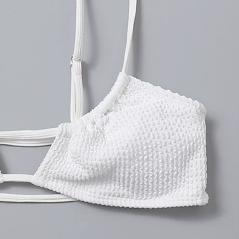 Two-Piece Bikini Set with Cutout Top and High-Cut Bottom view 3