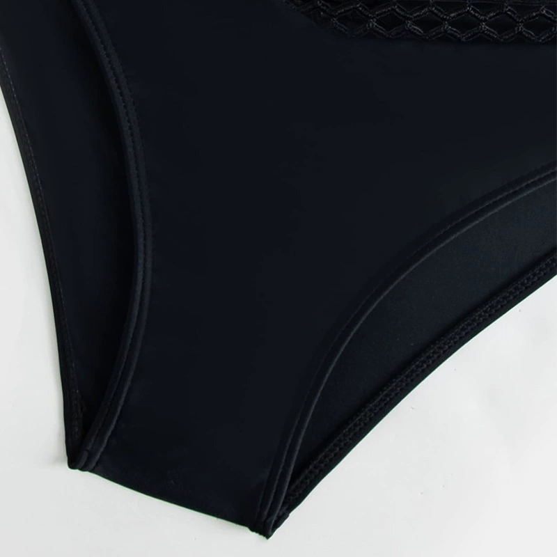Cross Halter Bikini Set with Trim view 3