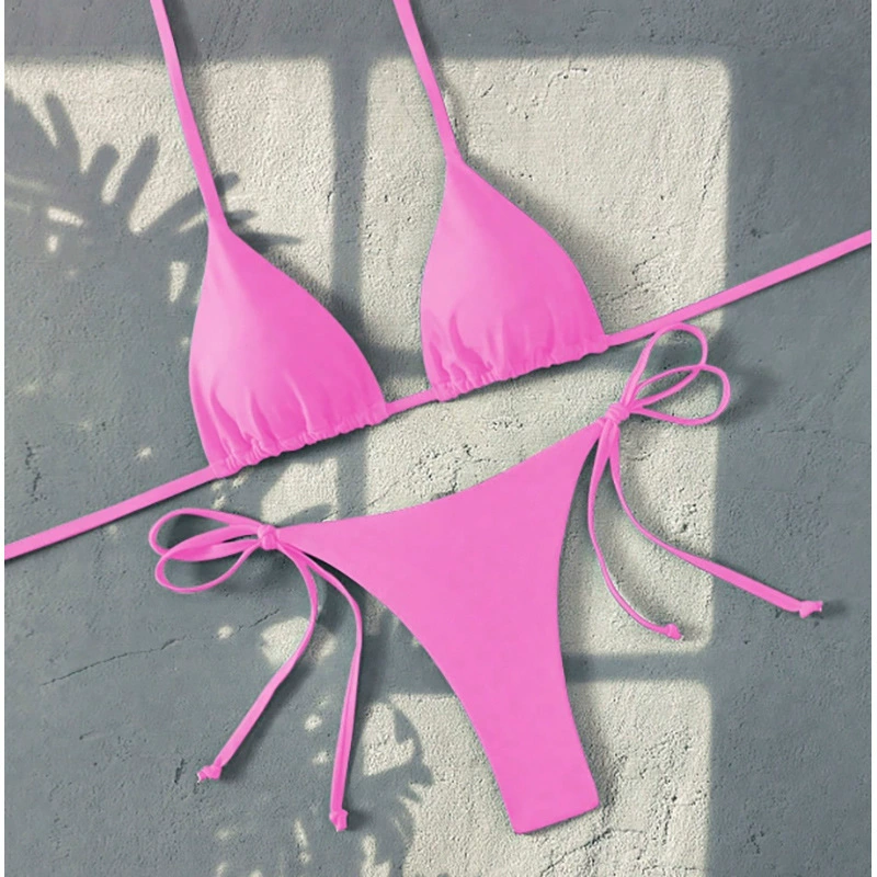 Women’s Triangle Cup Tie-Side Bikini Set