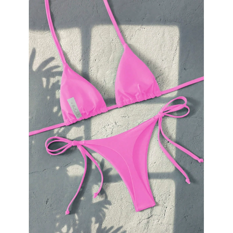 Women’s Triangle Cup Tie-Side Bikini Set
