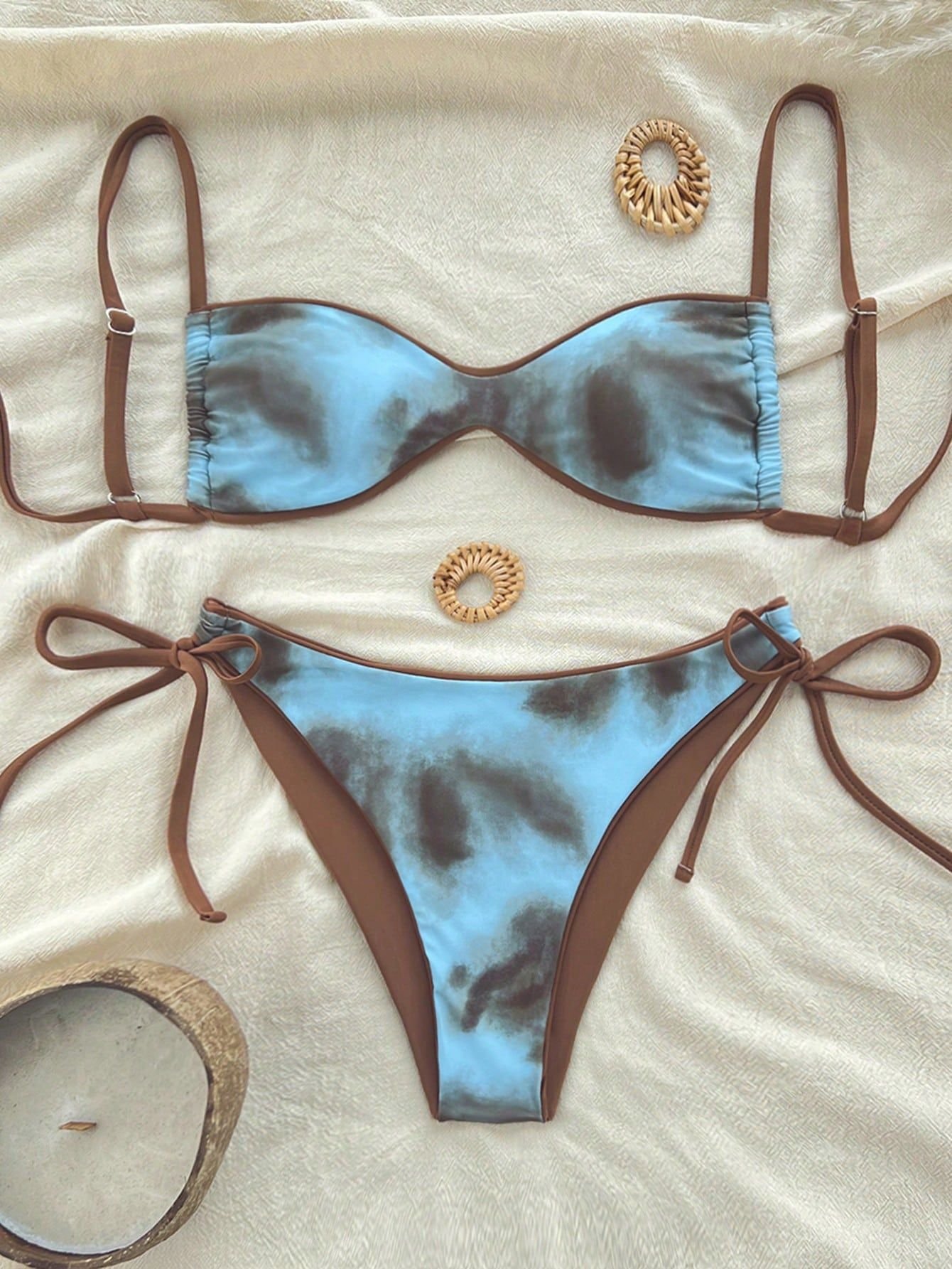 Blue-brown Tie-dye