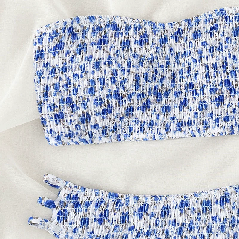 Bandeau Bikini Set with Side-Tie Bottoms view 4