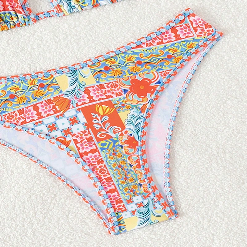 Two-Piece Bikini Set with Double Straps view 4