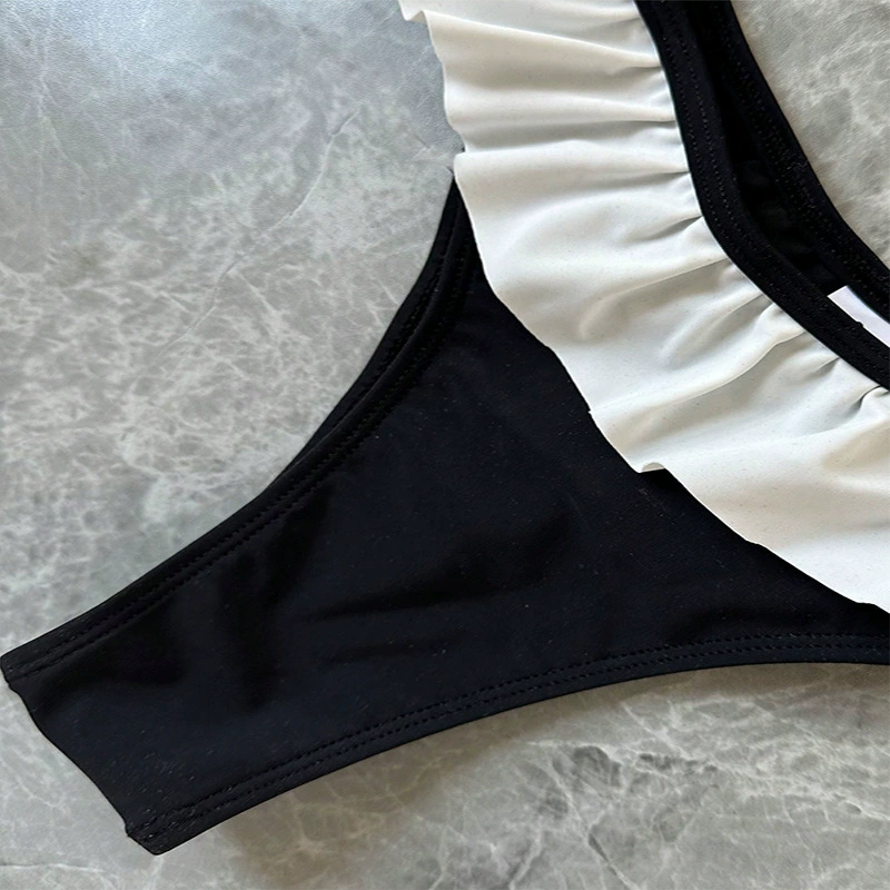 Ruffled Bandeau Bikini Set view 4