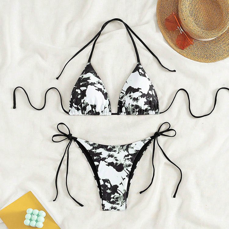 Black-white tie-dye