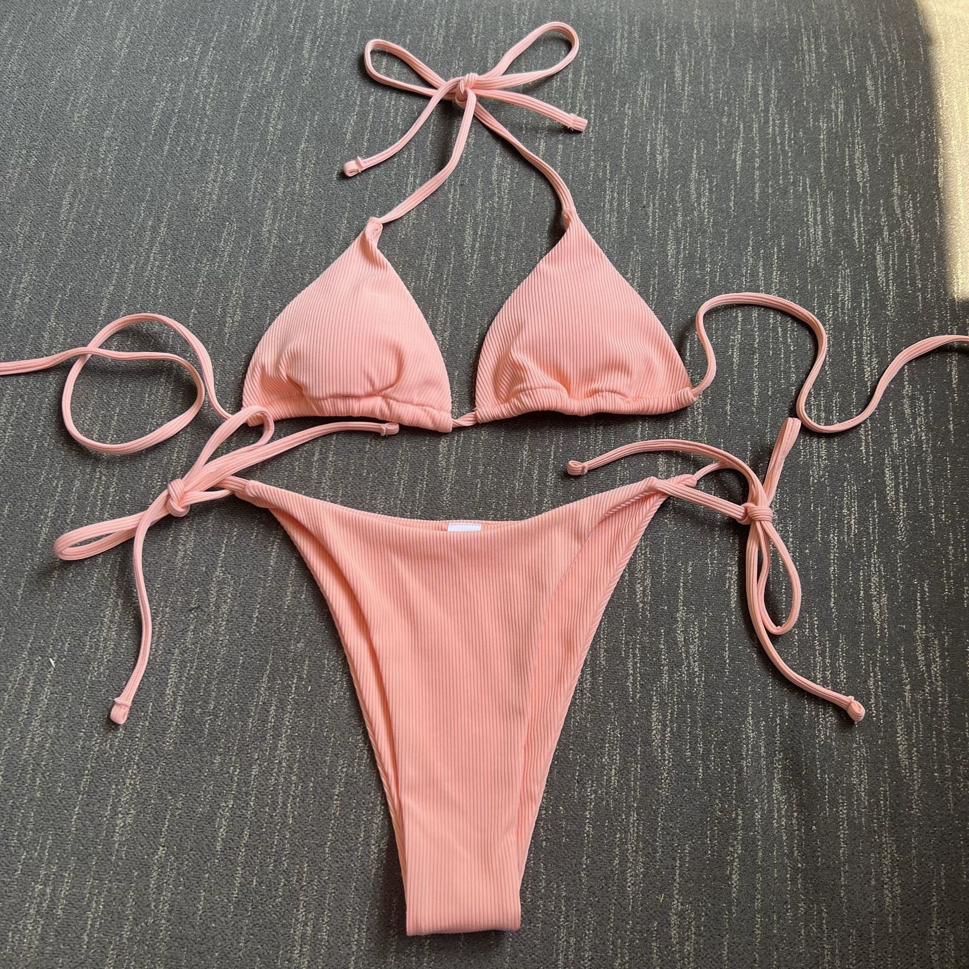 Two-Piece Tie-Side Triangle Bikini view 11