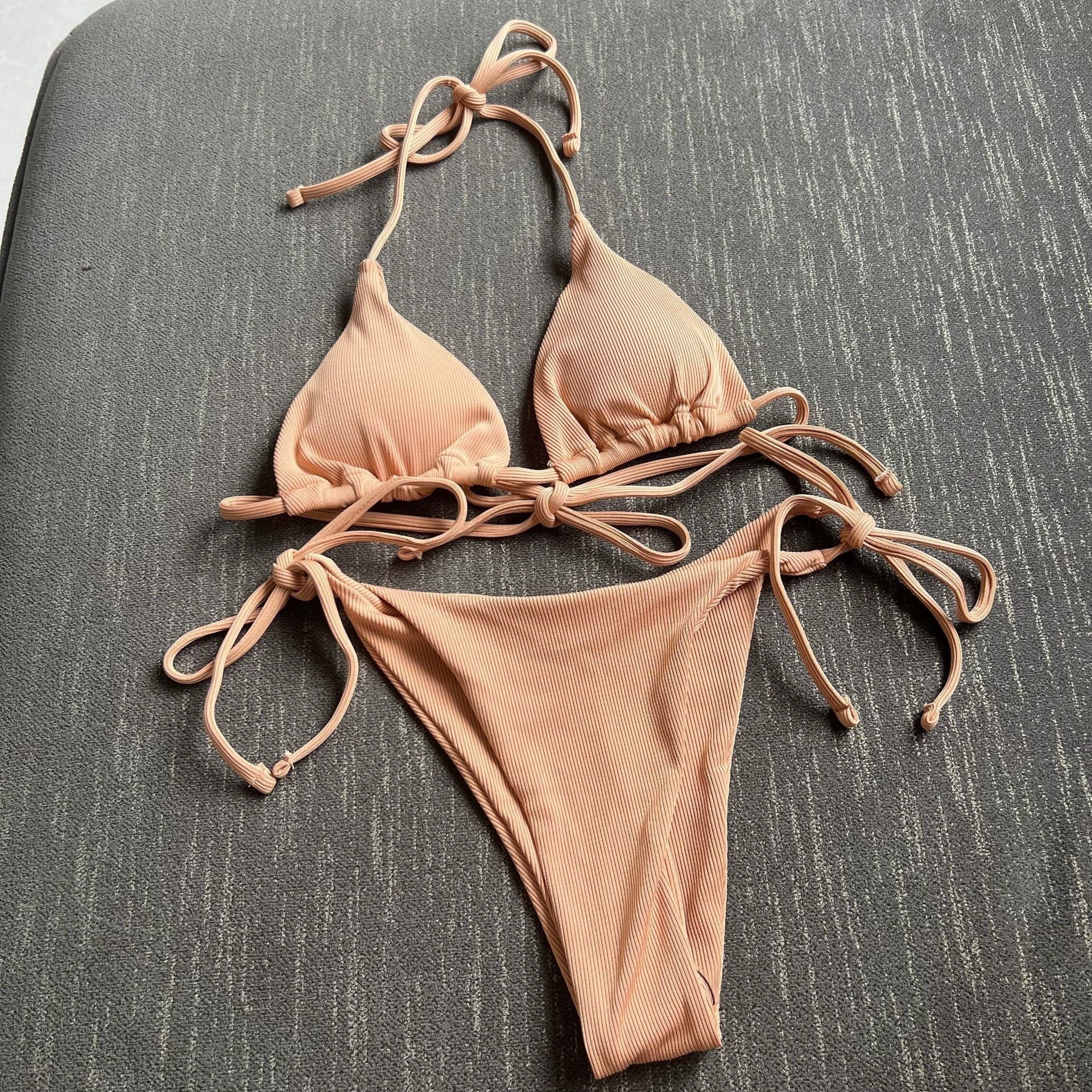 Two-Piece Tie-Side Triangle Bikini view 13