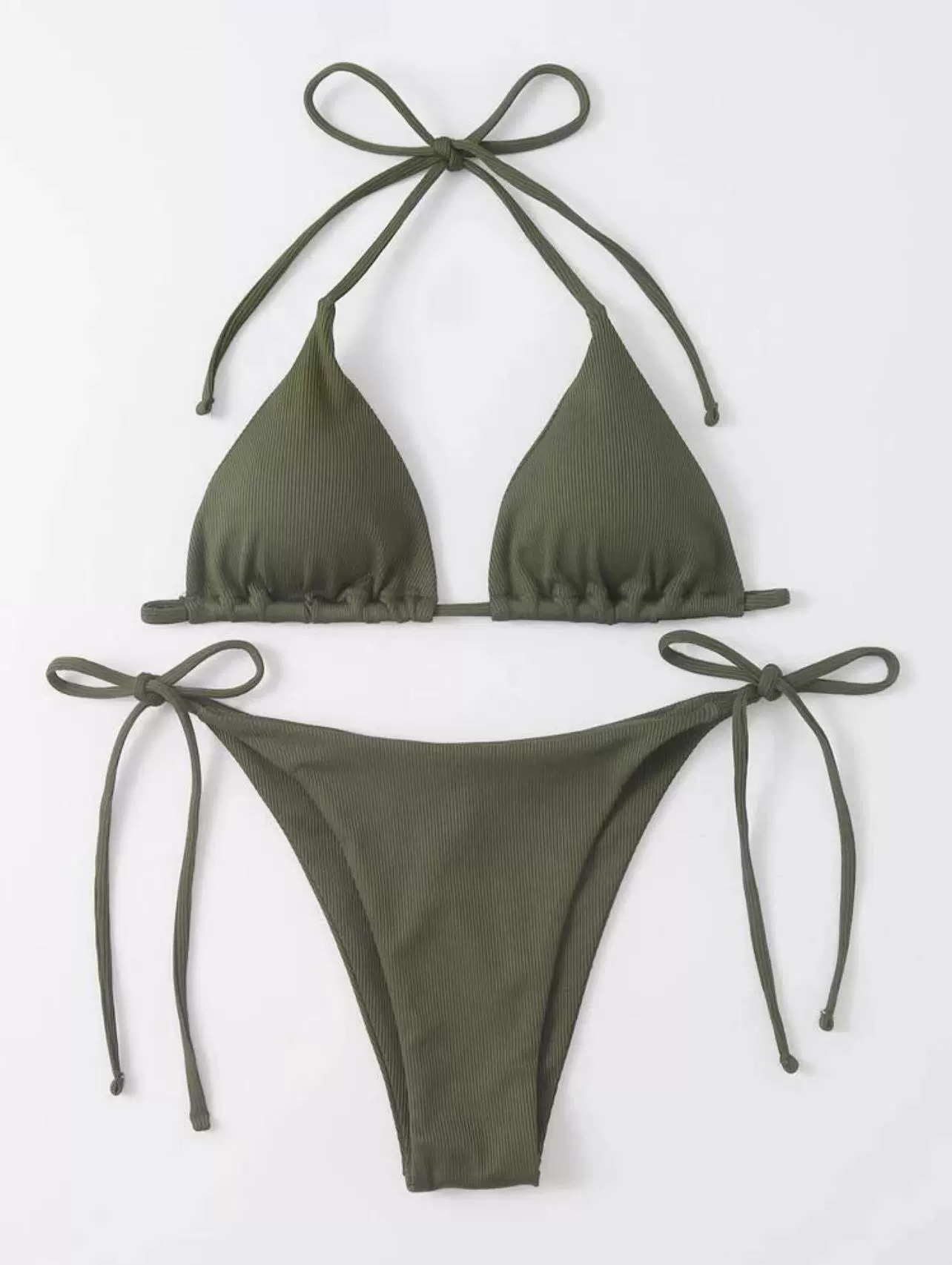 Two-Piece Tie-Side Triangle Bikini view 6