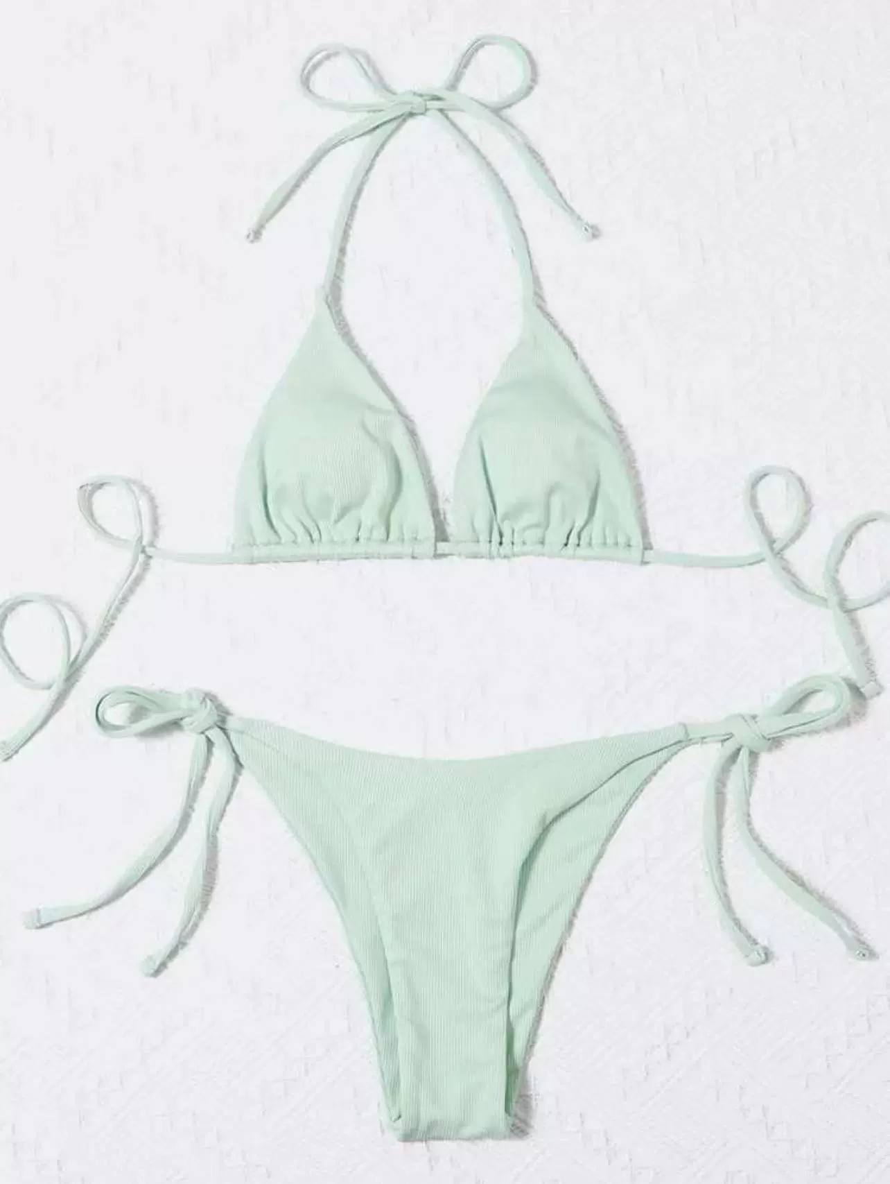 Two-Piece Tie-Side Triangle Bikini view 8