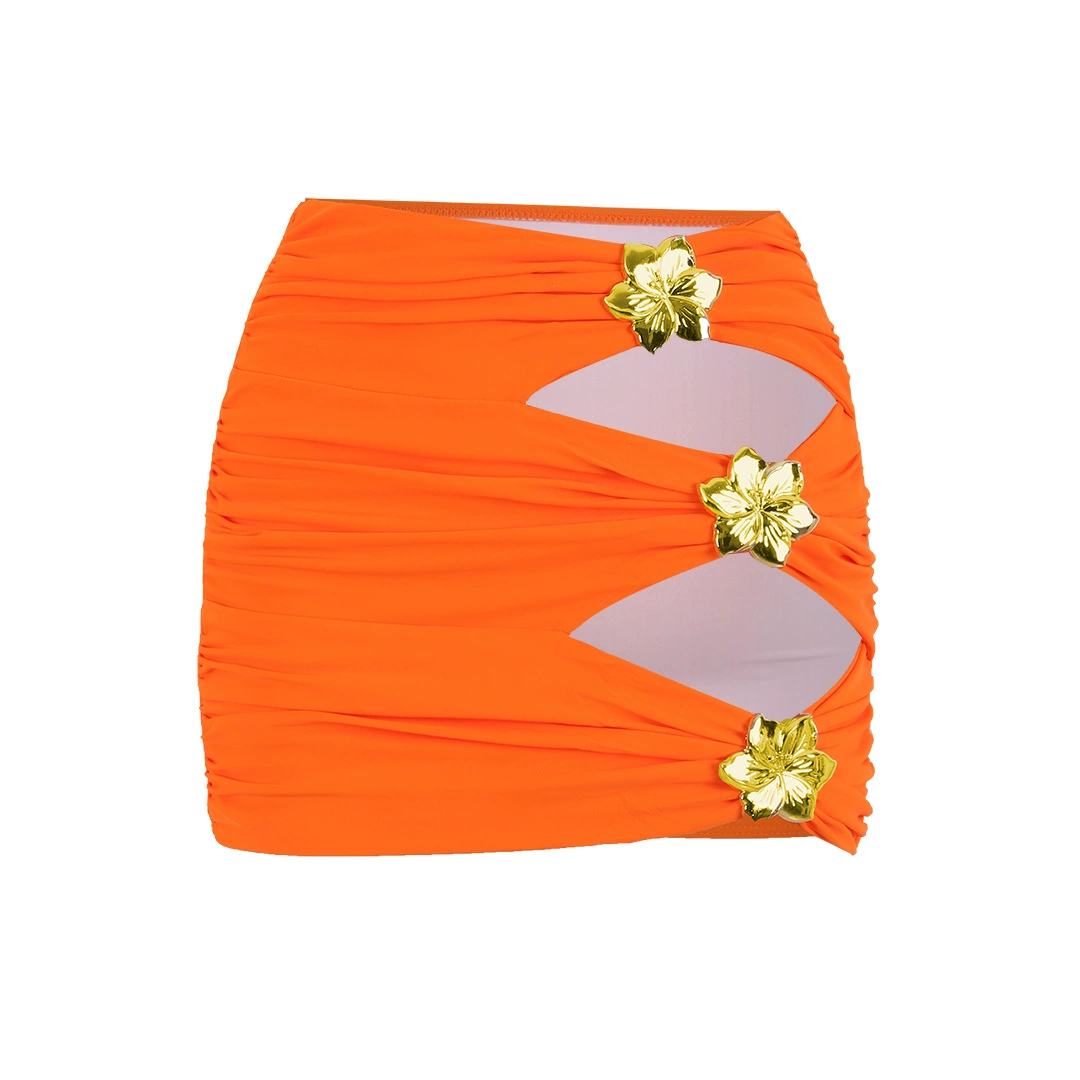 Balconette Bikini Set with Ruched Skirt view 7