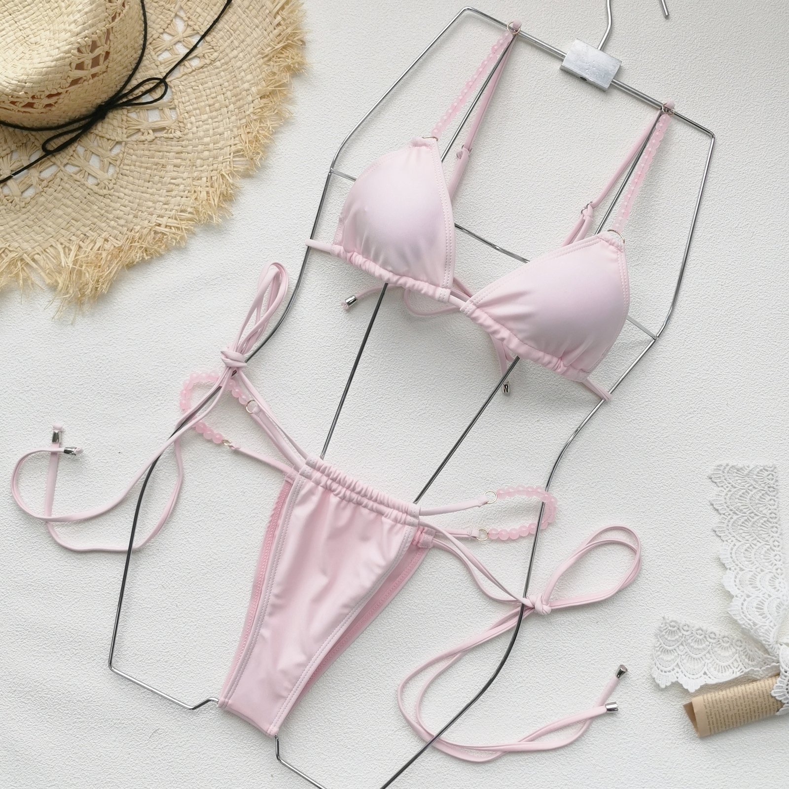 Pink bikini