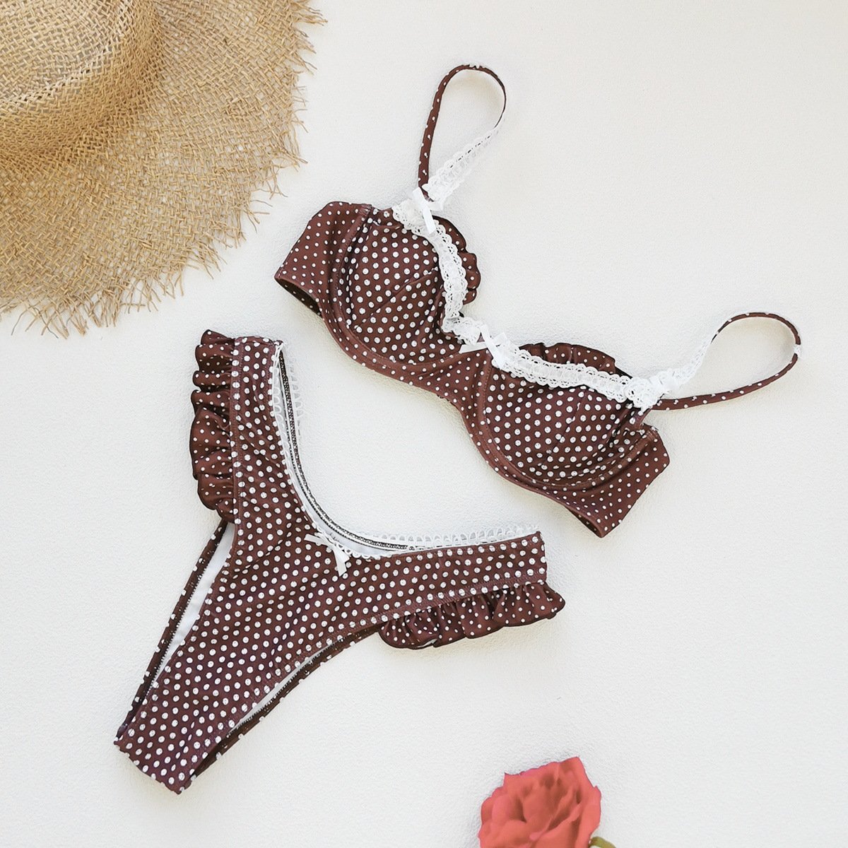 Brown Polka Dot