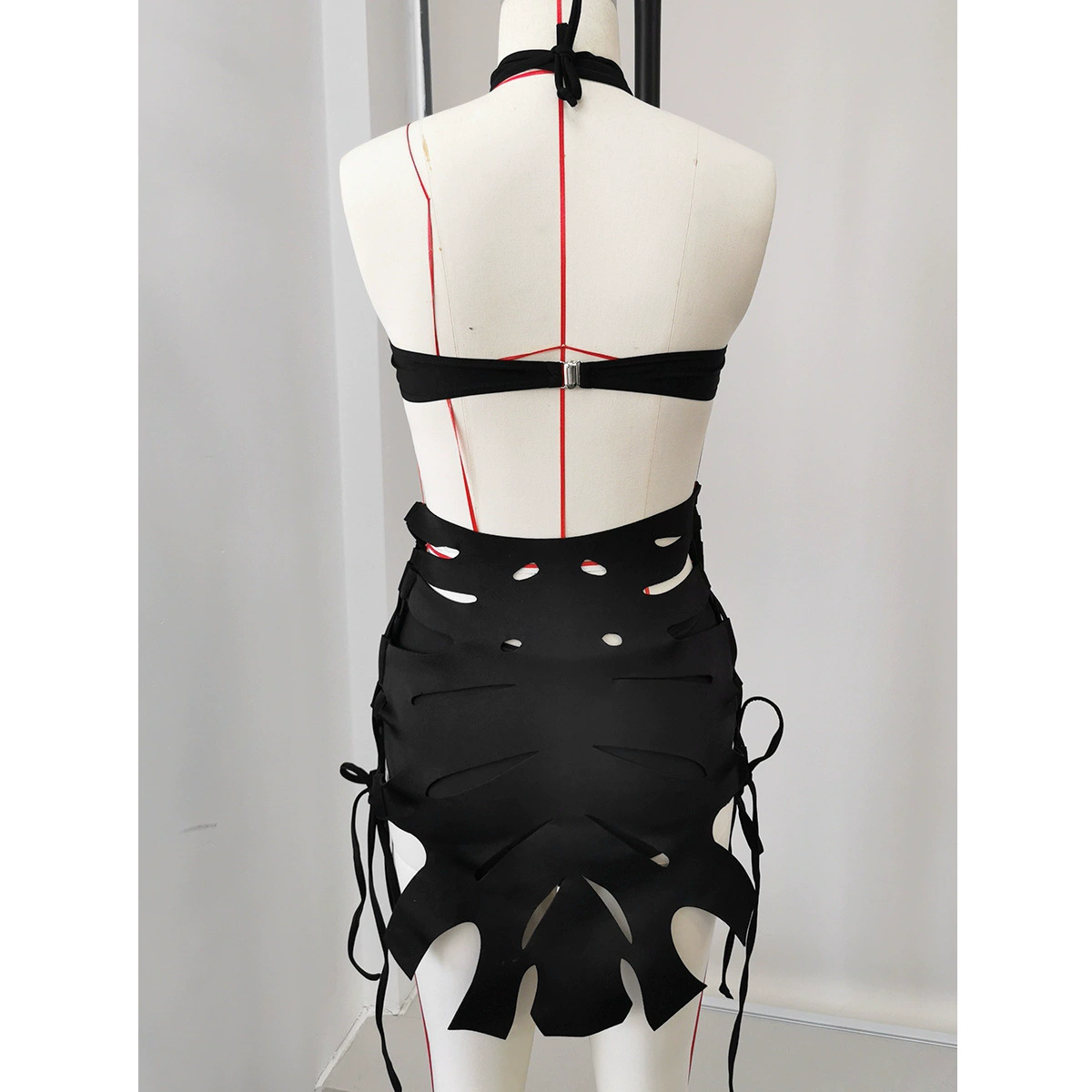 Halter Bandeau Two-Piece Swimsuit Set view 3