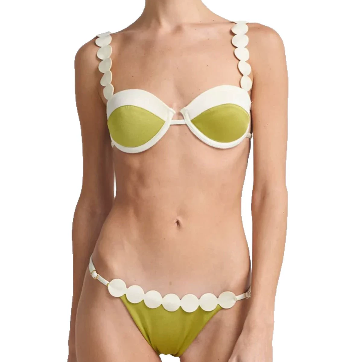 Balconette Bikini Set with Decorated Straps view 5