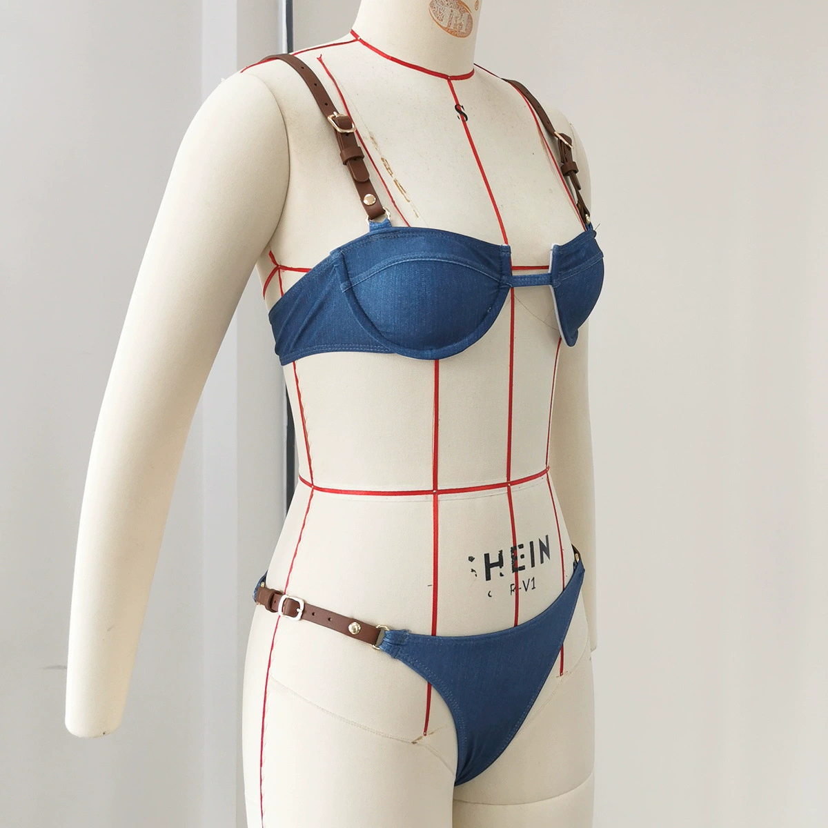 Two-Piece Balconette Bikini with High-Cut Brief view 3