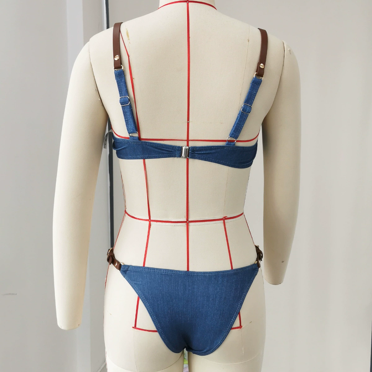 Two-Piece Balconette Bikini with High-Cut Brief view 4