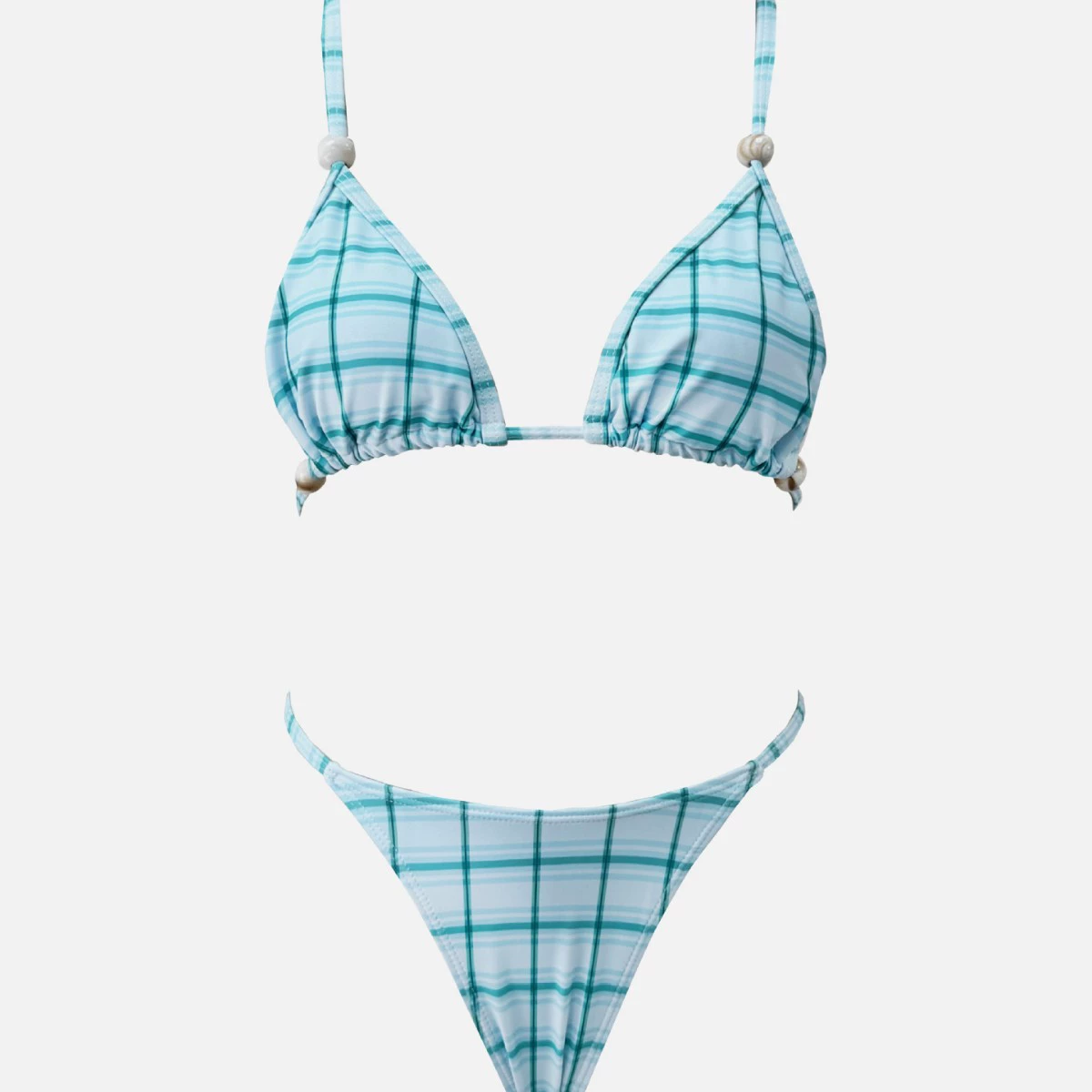 Women's Triangle Bikini and Headscarf Set view 3