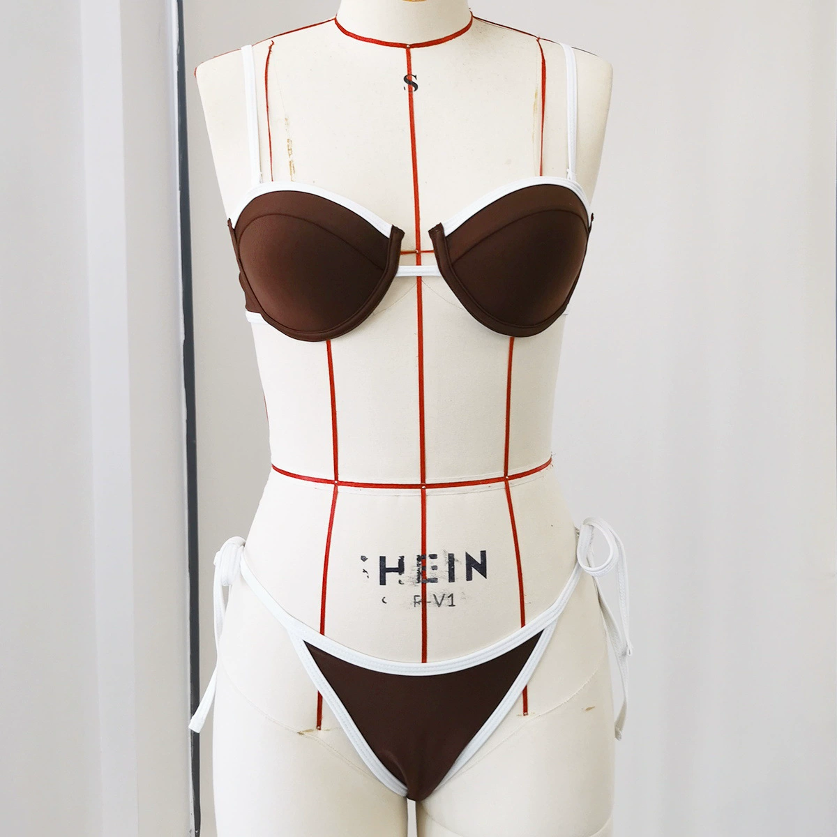 Women's Two-Piece Bikini Set with Underwire Top and Side-Tie Bottom view 3