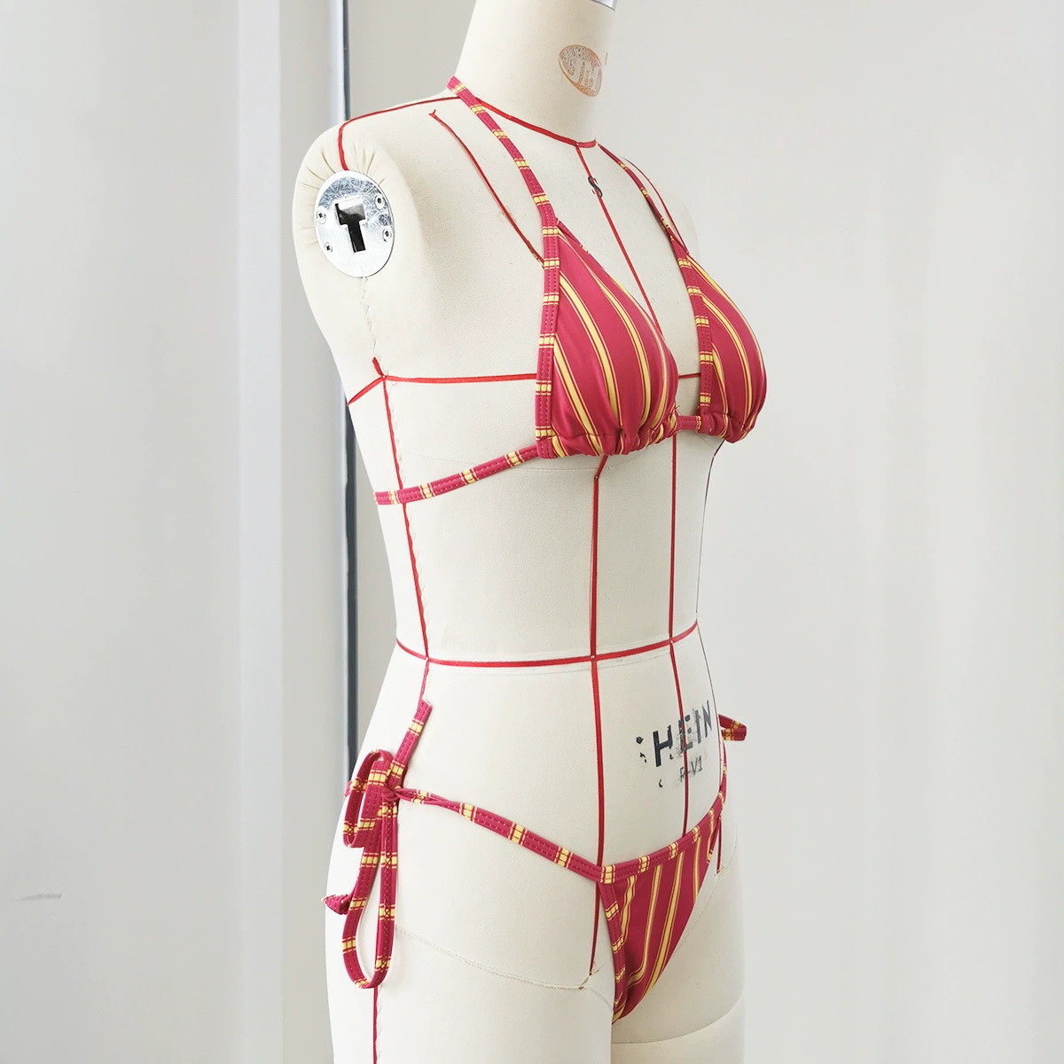Halter Triangle String Bikini Set view 3