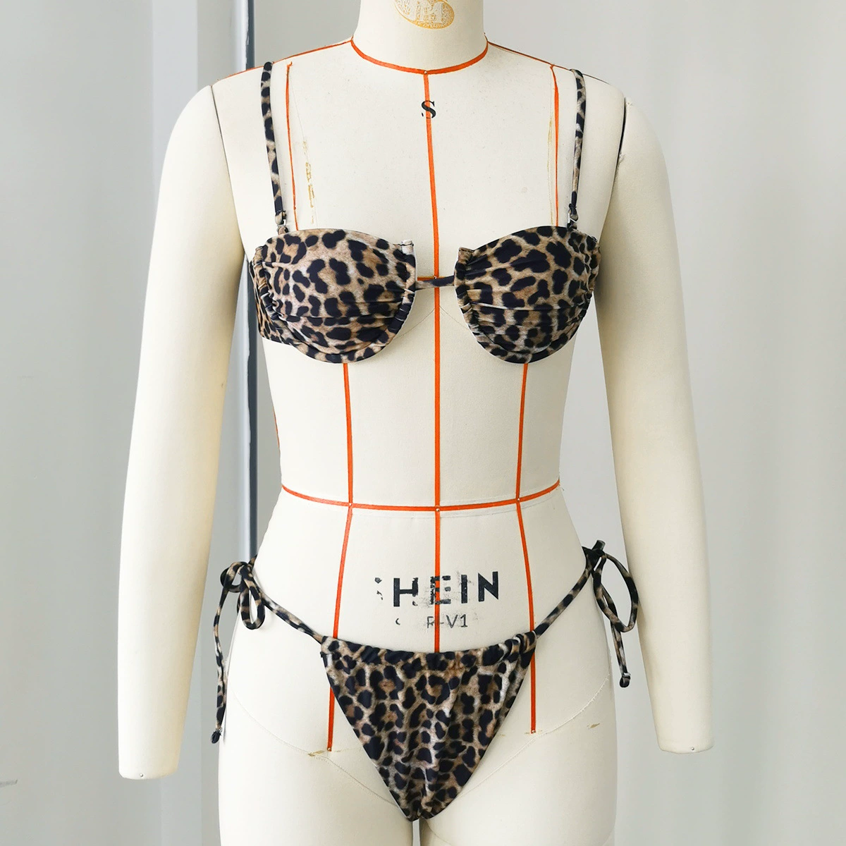 Women's Underwire Bikini Set with Side Tie Bottoms view 3