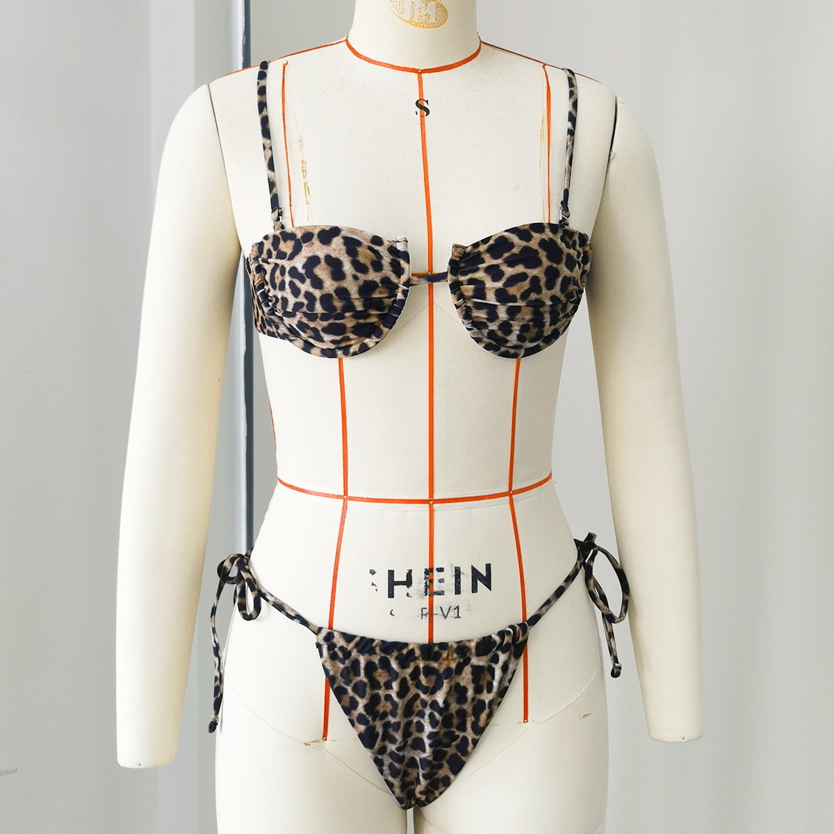 Leopard print underwire style