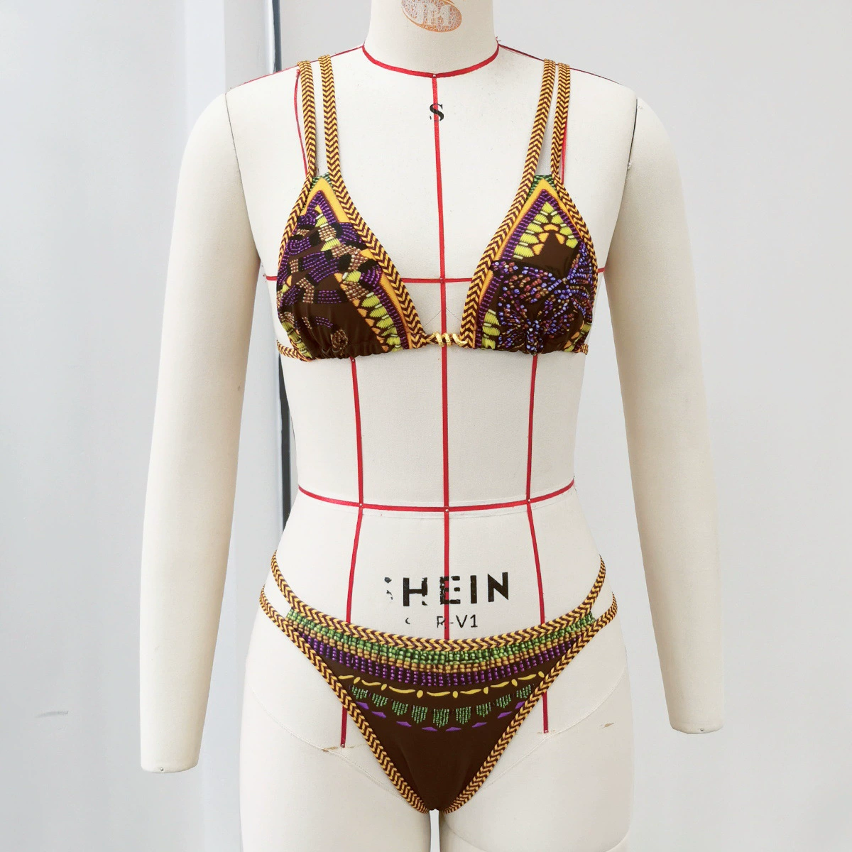 Halter Triangle Bikini Set