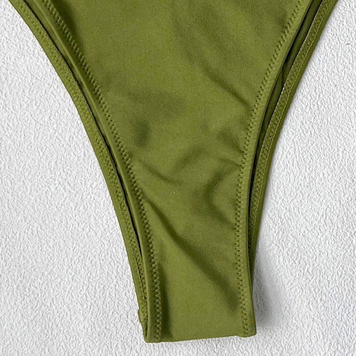 Two-Piece Triangle Bikini Set with Chain Detail view 4