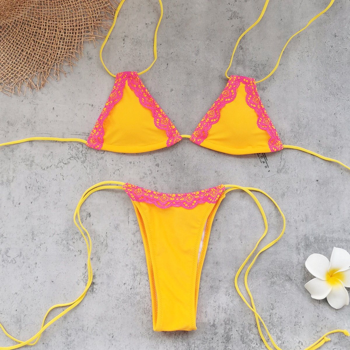 Orange bikini