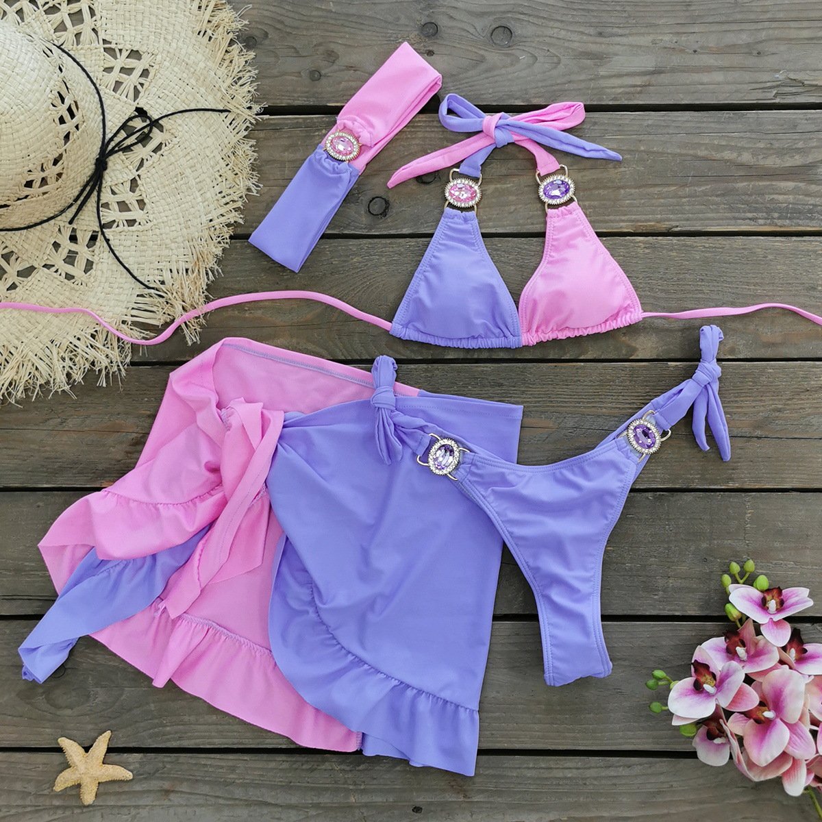 Light Pink and Light Purple