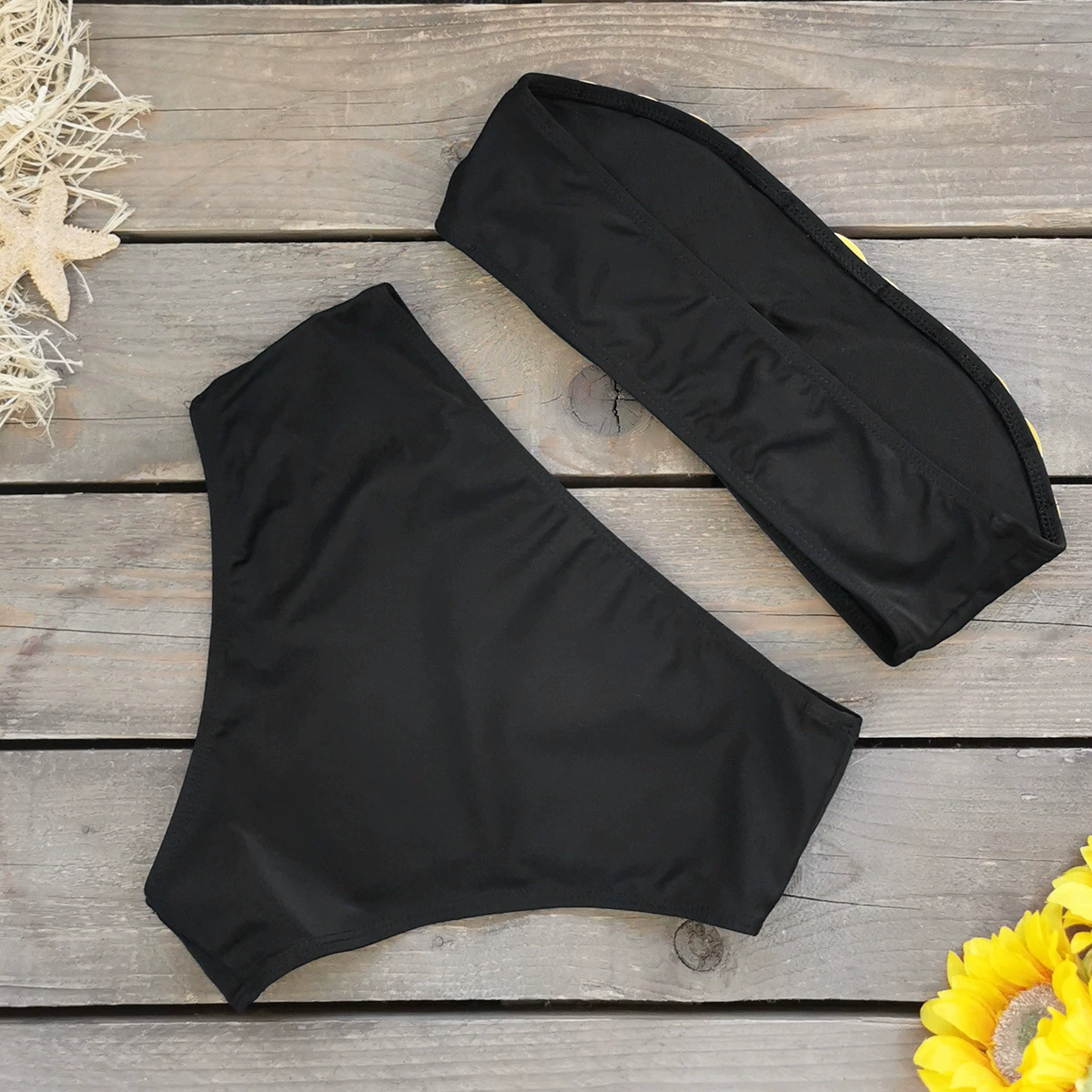 Bandeau High-Waist Two-Piece Swimsuit view 3