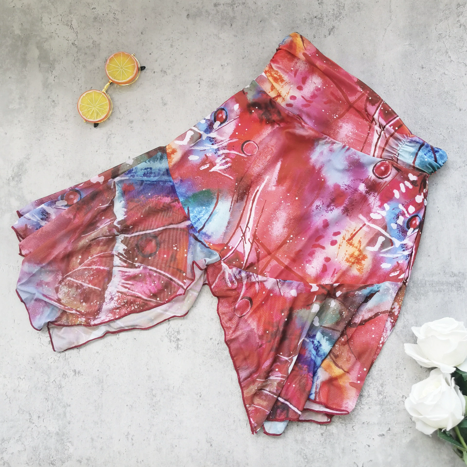 One-Shoulder Skirted Two-Piece Swimsuit view 3