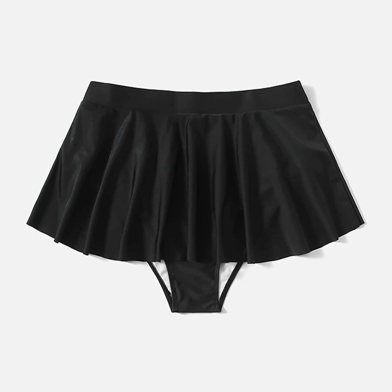 Women’s Flared Swim Skirt with Attached Briefs