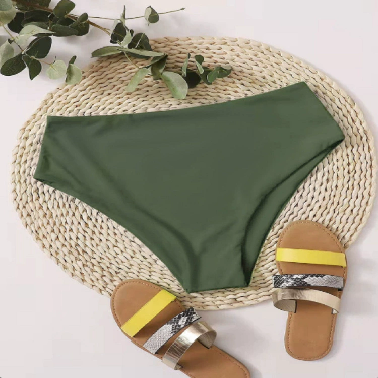 Women's High-Cut Triangle Bikini Bottoms view 7