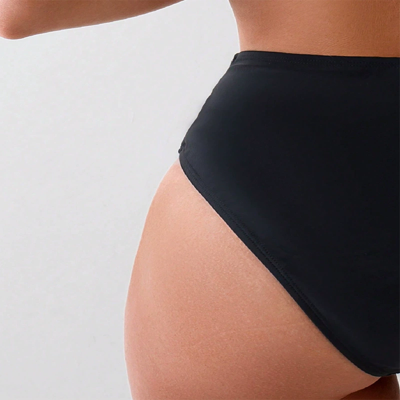Women's High-Waisted V-Crossover Bikini Bottom view 3