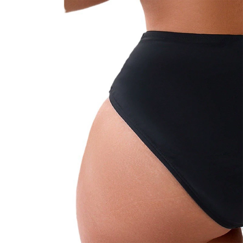 Women's High-Waisted V-Crossover Bikini Bottom view 5