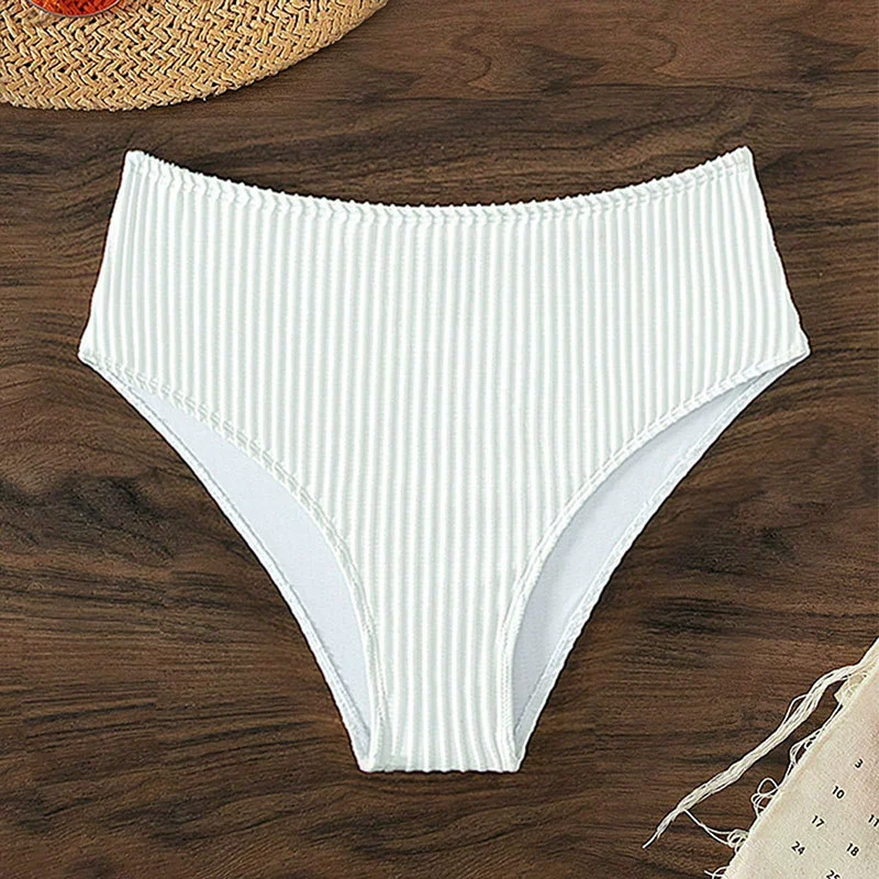 High Waist Triangle Bikini Bottom