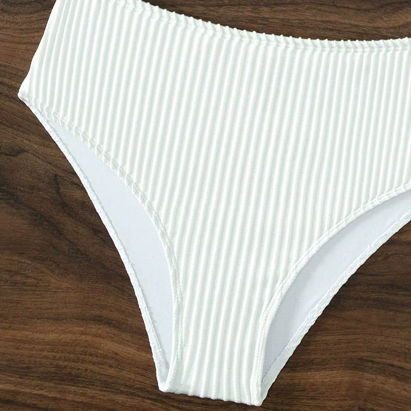 High Waist Triangle Bikini Bottom view 3
