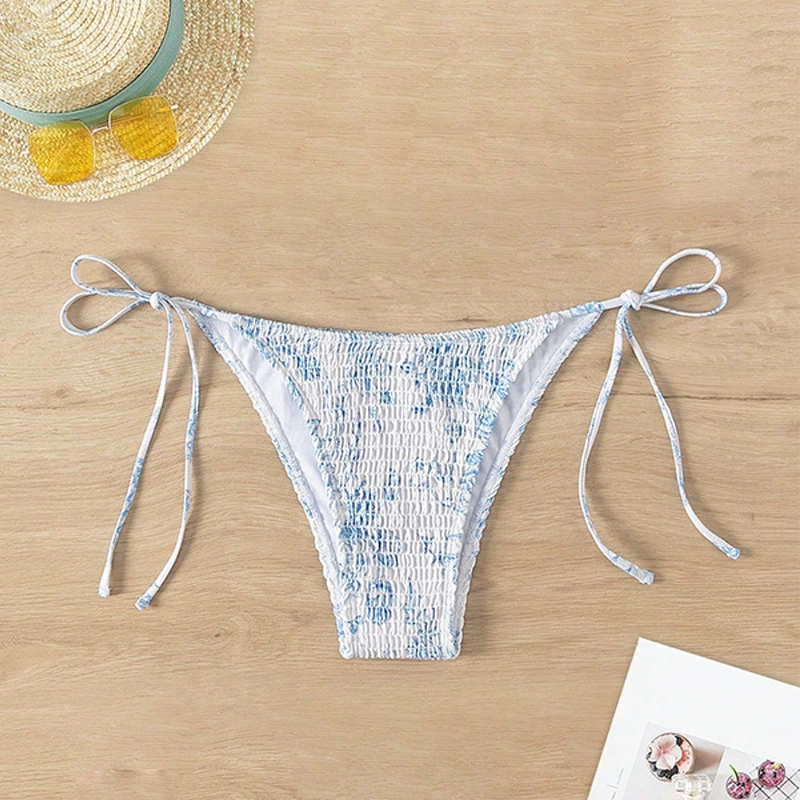 Women’s Smocked Side-Tie Bikini Bottom