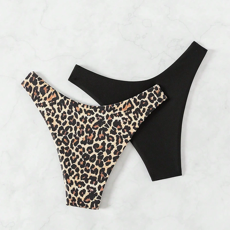 Set of Two High-Waisted Bikini Bottoms view 3